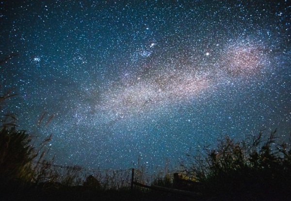 Dark night sky astrophotography