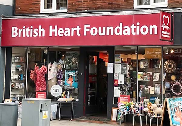 British Heart Foundation she front, Sevenoaks