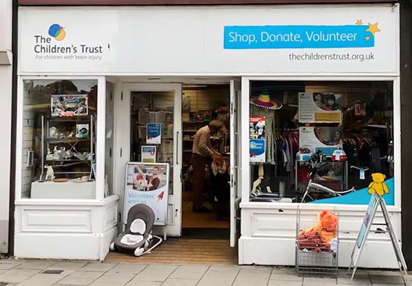 The Childrens Trust shop front, Sevenoaks High Street