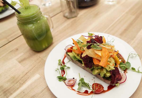 Plate of food at Life on High